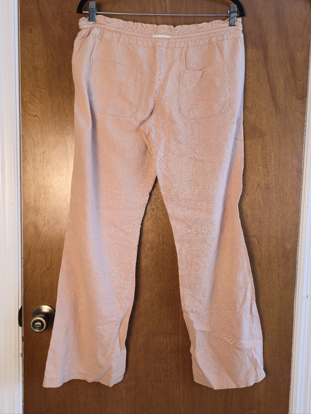 Roxy Oceanside linen-blend beach pants flared leg CULOTTES - Picture 3 of 8